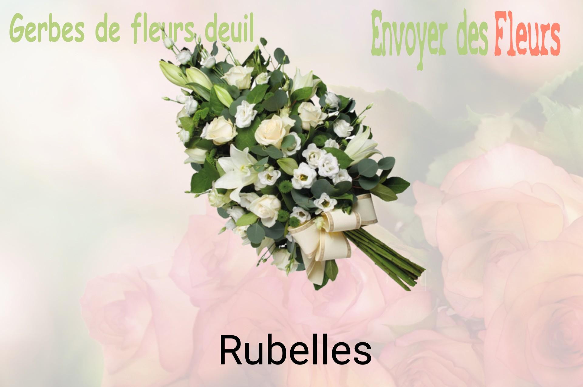 Gerbe de fleurs de deuil livrée à Rubelles